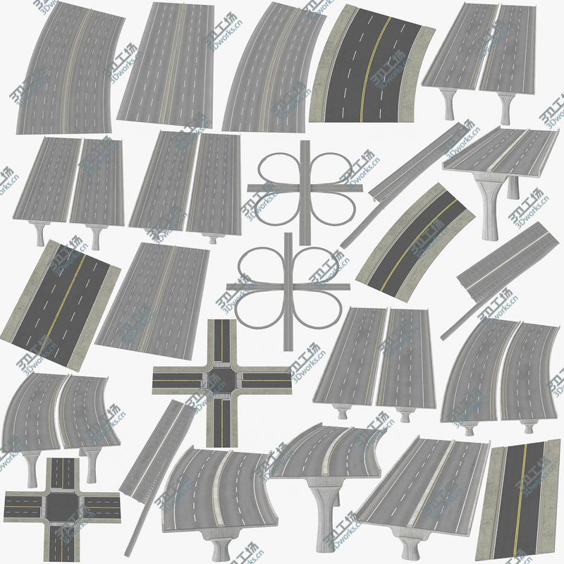 images/goods_img/2021040232/Highways and Streets Collection 3D model/1.jpg